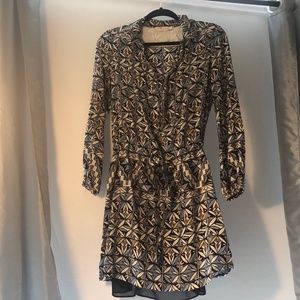 TORY BURCH Silk Mini Dress Size: S| US 4